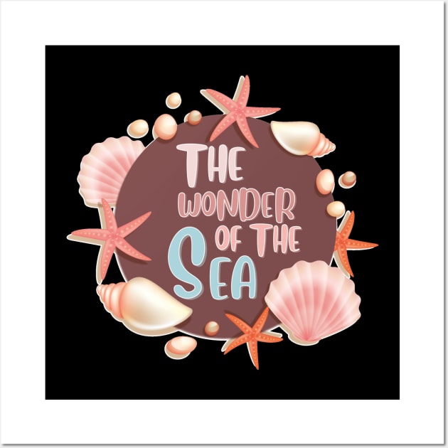 The Wonder Of The Sea Wall Art by Diannas